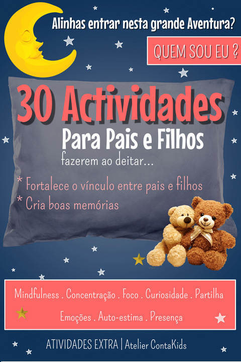 30 Actividades para pais e filhos fazerem ao deitar - Ana Sofia