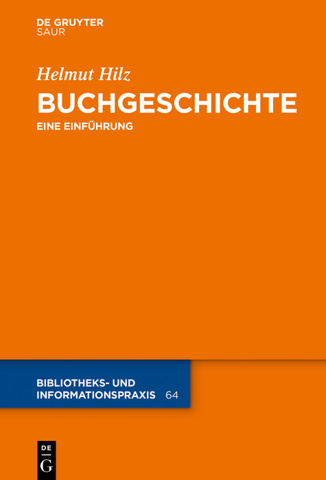 Buchgeschichte -  Helmut Hilz