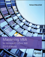 Mastering VBA for Microsoft Office 365 -  Richard Mansfield