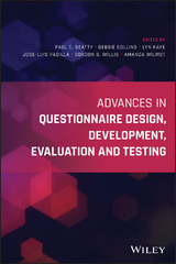 Advances in Questionnaire Design, Development, Evaluation and Testing - 