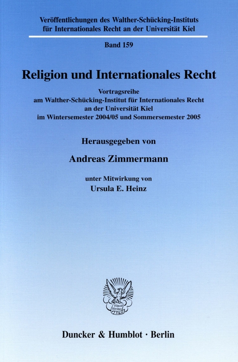 Religion und Internationales Recht. - 
