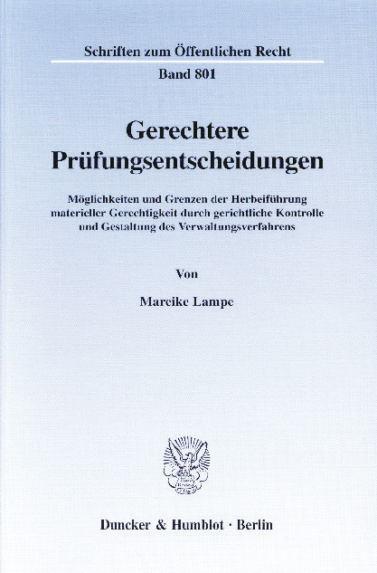 Gerechtere Prüfungsentscheidungen. -  Mareike Lampe