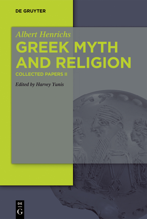 Greek Myth and Religion - Albert Henrichs