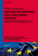 Die Digitalisierung des Zahlungswesens - Philipp Schmalenbach