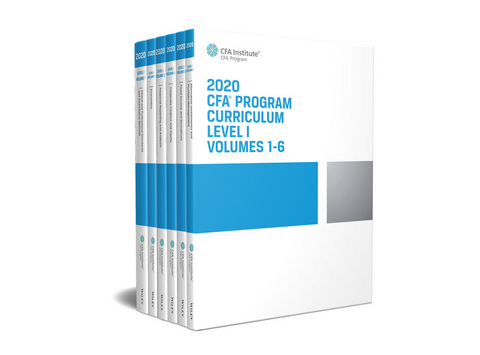 CFA Program Curriculum 2020 Level I Volumes 1-6 Box Set -  CFA Institute