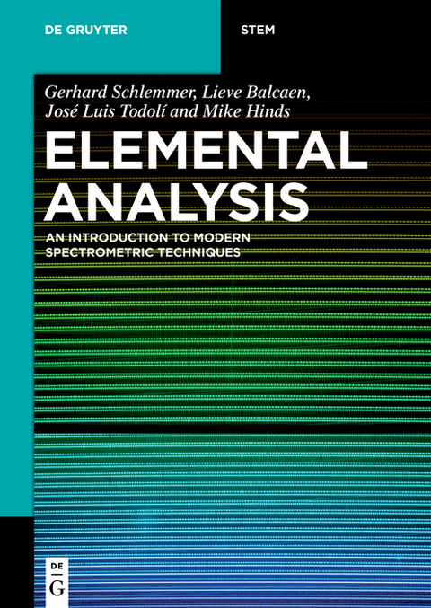 Elemental Analysis - Gerhard Schlemmer, Lieve Balcaen, José Luis Todolí, Michael W. Hinds