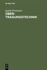 Übertragungstechnik - Rudolf Winzheimer