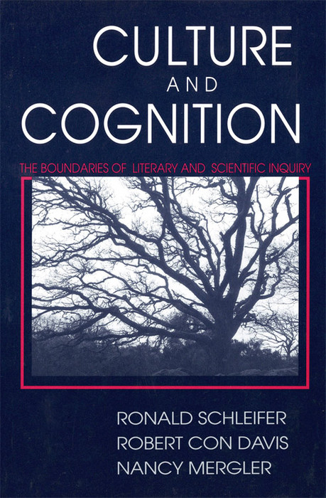 Culture and Cognition -  Robert Con Davis,  Nancy Mergler,  Ronald Schleifer