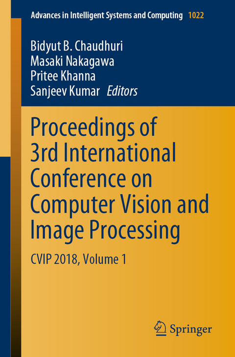 Proceedings of 3rd International Conference on Computer Vision and Image Processing - 