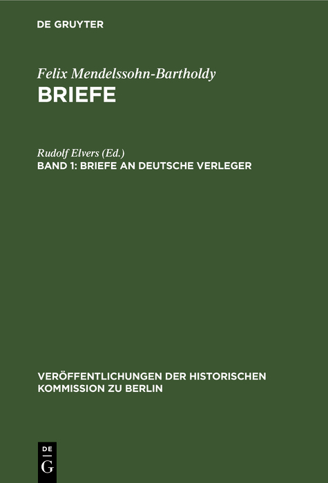 Briefe an deutsche Verleger - 