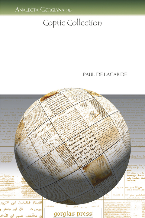 Coptic Collection -  Paul Anton De Lagarde