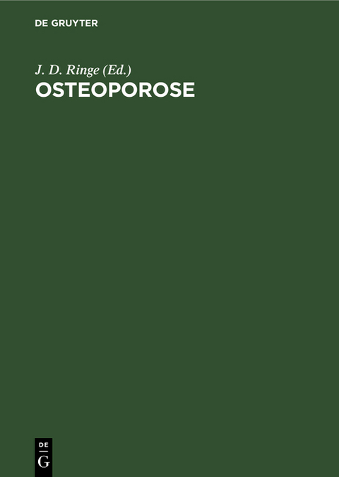 Osteoporose - 