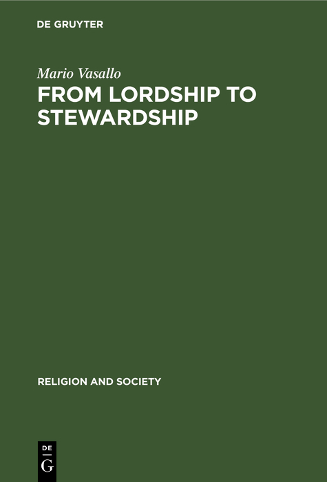 From Lordship to Stewardship - Mario Vasallo