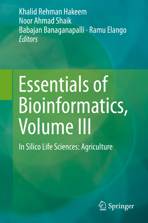 Essentials of Bioinformatics, Volume III - 