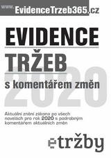 EVIDENCE TRŽEB 2020 s komentářem změn - DonauMedia / NEWSLETTER - vydavatelství