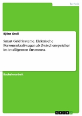 Smart Grid Systeme. Elektrische Personenkraftwagen als Zwischenspeicher im intelligenten Stromnetz - Björn Groß