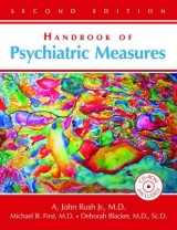 Handbook of Psychiatric Measures - Rush, A. John,  Jr.; First, Michael B.; Blacker, Deborah