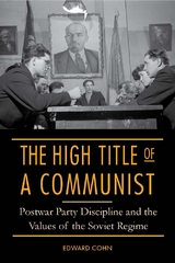 The High Title of a Communist - Edward Cohn