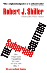 Subprime Solution -  Robert J. Shiller