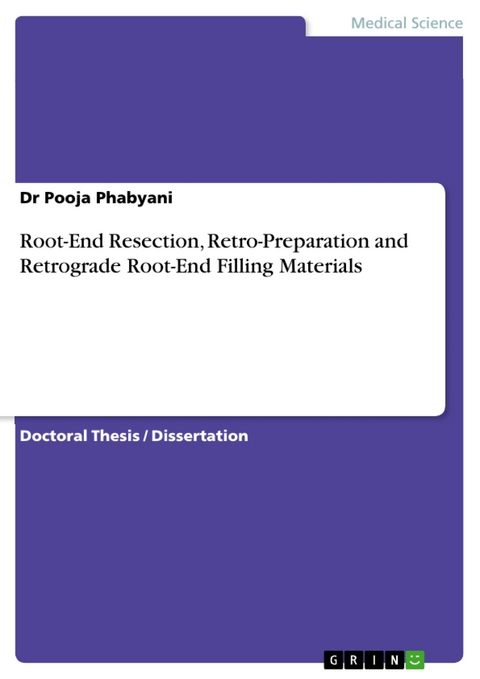 Root-End Resection, Retro-Preparation and Retrograde Root-End Filling Materials - Dr Pooja Phabyani