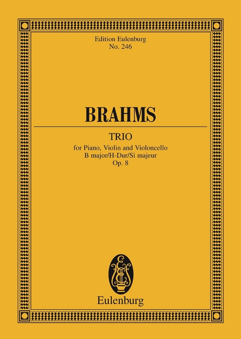 Trio B major - Johannes Brahms