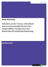 Arbeiten an der Grenze. Berufliche Interventionsmöglichkeiten bei ausgewählten Symptomen der Borderline-Persönlichkeitsstörung -  Andy Herrmann