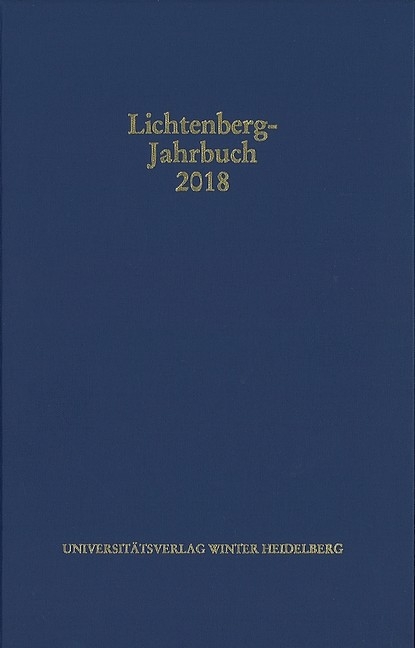Lichtenberg-Jahrbuch 2018 - 