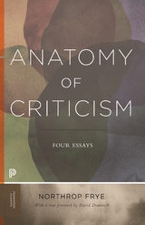 Anatomy of Criticism -  Northrop Frye
