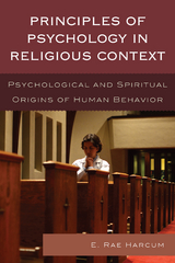 Principles of Psychology in Religious Context -  E. Rae Harcum