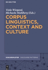 Corpus Linguistics, Context and Culture - 