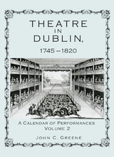Theatre in Dublin, 1745-1820 -  John C. Greene