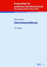 Unternehmensführung - Horst-Joachim Rahn, Svenja-Maria Mintert