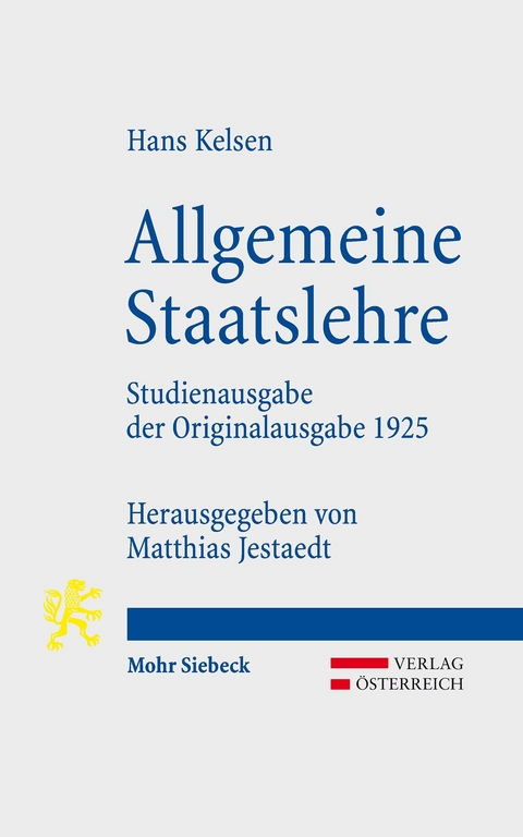 Allgemeine Staatslehre -  Hans Kelsen
