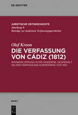 Die Verfassung von Cádiz (1812) -  Olaf Kroon