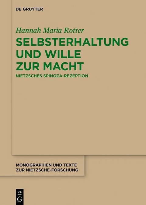 Selbsterhaltung und Wille zur Macht -  Hannah Maria Rotter