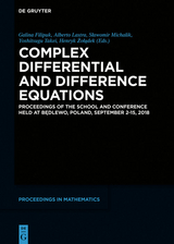 Complex Differential and Difference Equations - 