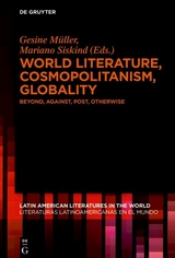 World Literature, Cosmopolitanism, Globality - 