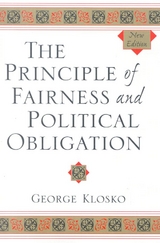 Principle of Fairness and Political Obligation -  George Klosko
