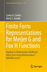 Finite Form Representations for Meijer G and Fox H Functions - Carlos A. Coelho, Barry C. Arnold