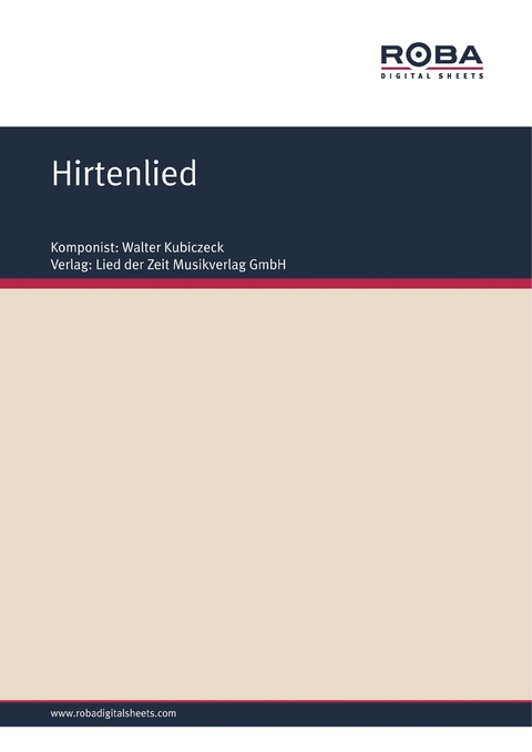 Hirtenlied - Walter Kubiczeck