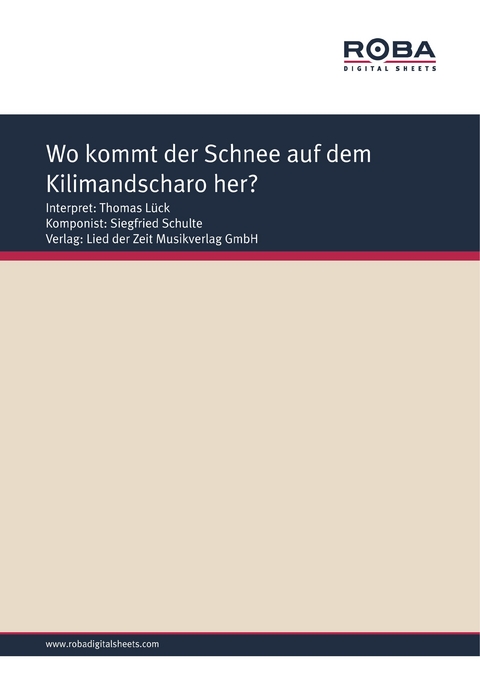 Wo kommt der Schnee auf dem Kilimandscharo her? - Siegfried Schulte, Monika Jacobs