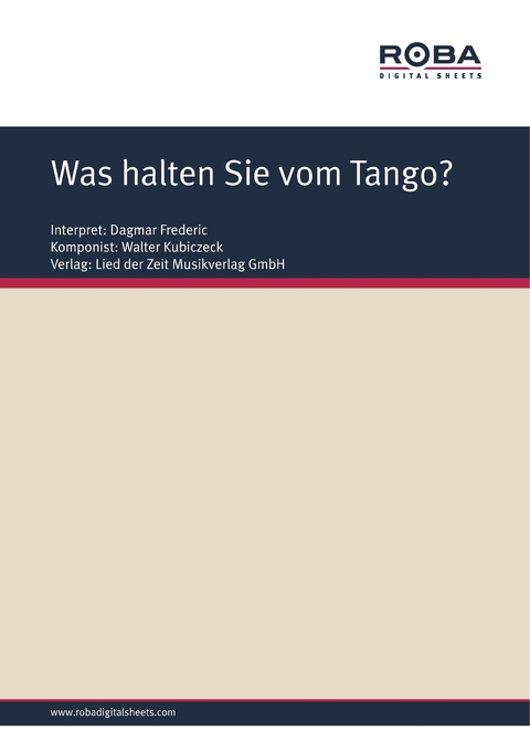 Was halten Sie vom Tango? - Walter Kubiczeck, Karin Kersten