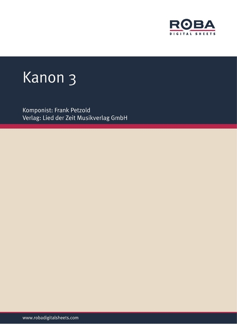 Kanon 3 - Frank Petzold