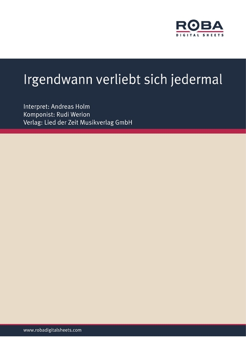 Irgendwann verliebt sich jedermal - Rudi Werion, Thomas Kluth