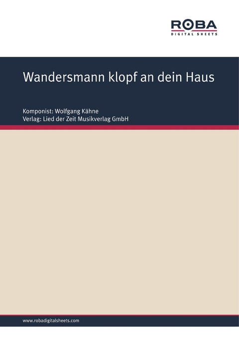 Wandersmann klopf an dein Haus - Wolfgang Kähne, Ursula Upmeier