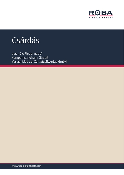 Csárdás - Johann Strauß, Richard Genée, Karl Haffner