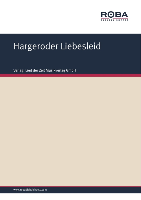 Hargeroder Liebesleid -  Volksweise