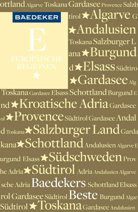 Baedeker Reiseführer E-Book Baedeker's Beste Europäische Regionen -  Anonym