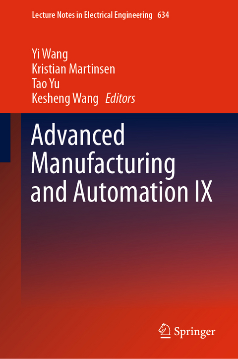 Advanced Manufacturing and Automation IX - 
