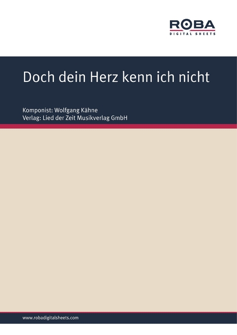 Doch dein Herz kenn ich nicht - Wolfgang Kähne, Wolfgang Brandenstein